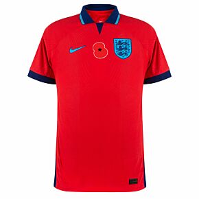 22-23 England Dri-Fit ADV Match Away Shirt incl. FREE British Legion Poppy