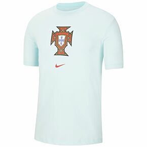 20-21 Portugal Crest T-shirt - White