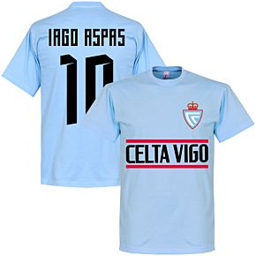 Celta Vigo Iago Aspas 10 Team Tee - Sky