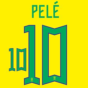 Pelé 10 (Official Printing) - 22-23 Brazil Home