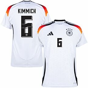 24-25 Germany Home Shirt + Kimmich 6 (Official Printing)