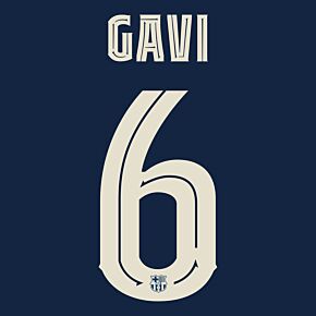Gavi 6 (Official Cup Style) - 22-23 Barcelona Home