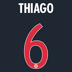 Thiago 6 - Bayern Munich 3rd KIDS Official Name & Number 2015 / 2016