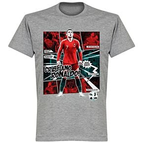 Ronaldo Comic T-Shirt - Grey