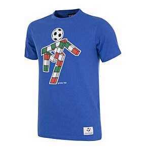 COPA FIFA Classics Italy 1990 World Cup Mascot T-Shirt - Royal