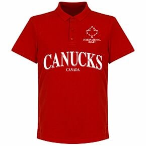 Canada Rugby Polo Shirt - Red