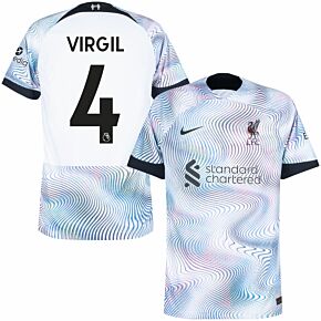 22-23 Liverpool Dri-Fit ADV Match Away Shirt + Virgil 4 (Premier League)
