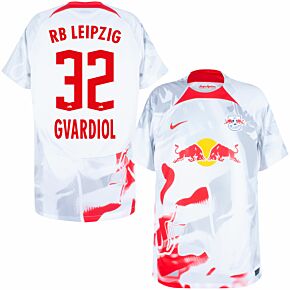22-23 RB Leipzig Home Shirt + Gvardiol 32 (Official Printing)