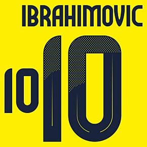 Ibrahimovic 10 (Official Printing) - 24-25 Sweden Home