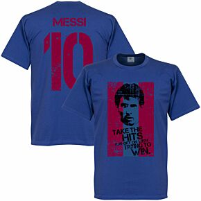 Messi 10 Barcelona Tee - Denim