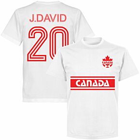 Canada Retro J.David 20 T-shirt - White