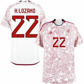 22-23 Mexico Away Shirt + H.Lozano 22 (Official Printing)