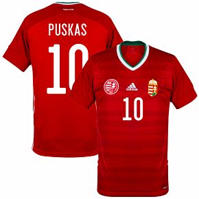 20-21 Hungary Home Shirt + Puskas 10 (Fan Style)