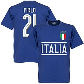 Italy Pirlo Team Tee - Royal