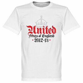 12-13 United Kings Of England Tee - White