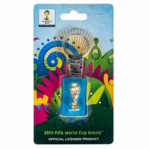 Fifa World Cup 2014 Keyring - Trophy 2D Trophy *IMAGE ORDERED*