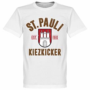 St Pauli Established Tee - White