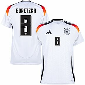 24-25 Germany Home Shirt + Goretzka 8 (Official Printing)