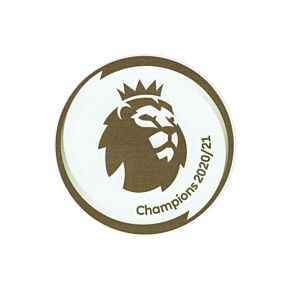 21-22 Premier League Champions KIDS Patch (20-21 Winners) - Man City - Replica Size 45mm