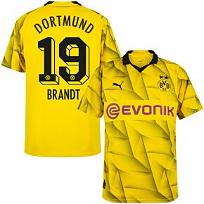 23-24 Borussia Dortmund 3rd Shirt + Brandt 19 (Official Printing)