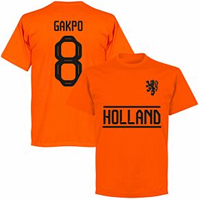 Holland Gakpo 8 KIDS T-shirt - Orange