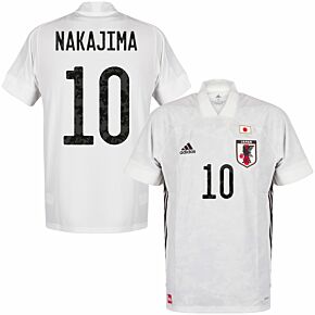 20-21 Japan Away Shirt + Nakajima 10 (Official Printing)
