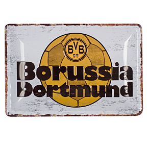 Borussia Dortmund Retro Metal Sign (20 x 30cm Approx)
