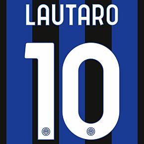 Lautaro 10 (Official Printing) - 22-23 Inter Milan Home