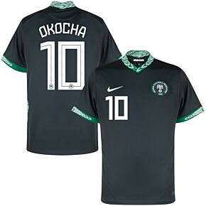 20-21 Nigeria Away Shirt + Okocha 10