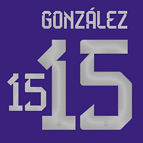 Gonzalez 15 (Official Printing) - 22-23 Argentina Away