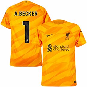23-24 Liverpool 3rd GK Shirt + A.Becker 1 (Premier League)