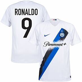 23-24 Inter Milan Away Shirt + Ronaldo 9 (’98 Legend Printing)