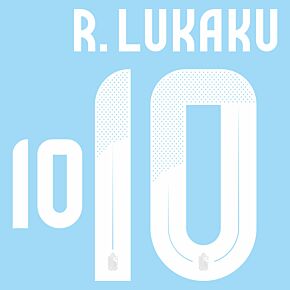 R. Lukaku 10 (Official Printing) - 24-25 Belgium Away