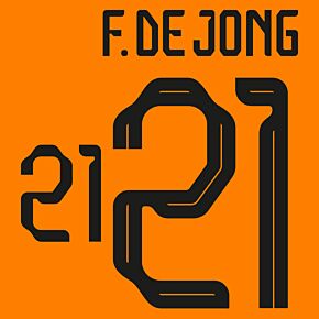 F. De Jong 21 (Official Printing) - 22-23 Holland Home