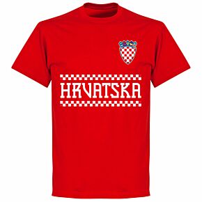 Croatia Team T-shirt - Red