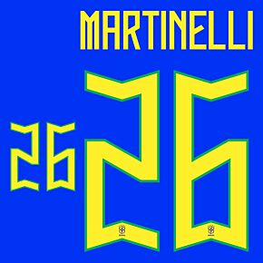 Martinelli 26 (Official Printing) - 22-23 Brazil Away