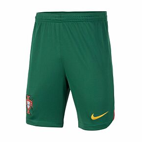 22-23 Portugal Home Shorts - Kids