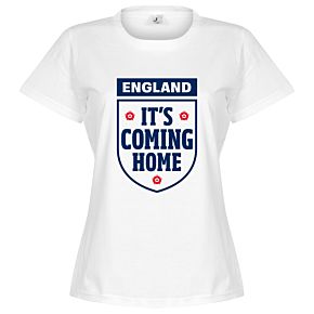It’s Coming Home England Womens Tee - White