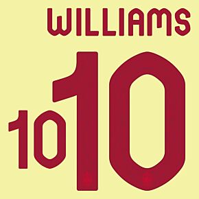 Williams 10 (Official Printing) - 24-25 Spain Away