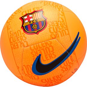 21-22 Barcelona Pitch Football - Orange (Size 4)