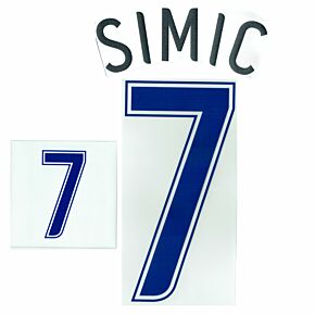 Simic 7 06-07 Croatia Home Name and Number Transfer