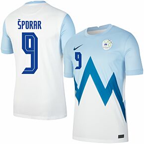 20-21 Slovenia Home Shirt + Sporar 9 (Fan Style)