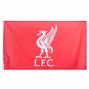 Liverpool Core Crest Flag -Red