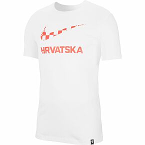 20-21 Croatia Ground T-Shirt - White