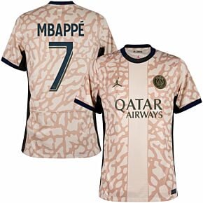 23-24 PSG 4th Shirt + Mbappé 7 (Ligue 1)