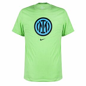 21-22 Inter Milan Evergreen Crest T-Shirt - Green