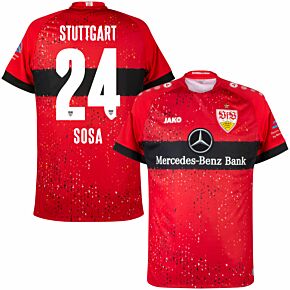 21-22 VfB Stuttgart Away Shirt + Sosa 24 (Official Printing)
