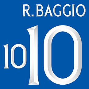 R.Baggio 10 (Official Printing) - 23-24 Italy Home