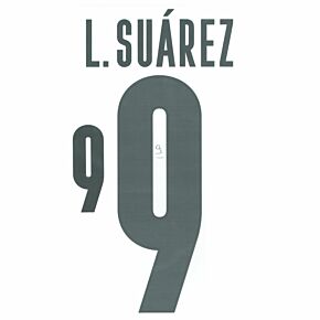 L. Suarez 9 (Official Printing) 21-22 Uruguay Home