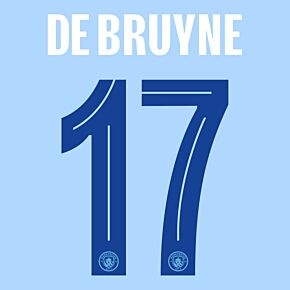 De Bruyne 17 (Official Cup Printing) - 23-24 Man City Home